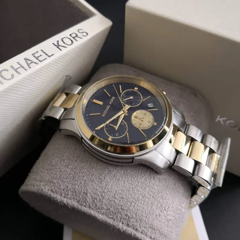 Michael Kors Runway Blue Dial Ladies Watch- MK6165